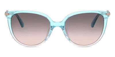 Kate Spade Kristina/g/s Asian Fit Iwb/ff Women's Sunglasses Green Size 54