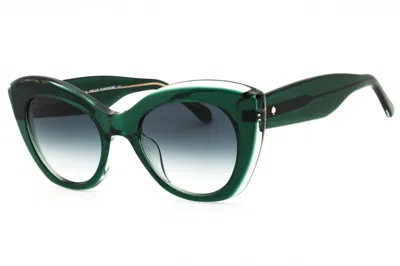 Kate Spade Ksdominicas Cat Eye Acetate Sunglasses In Green