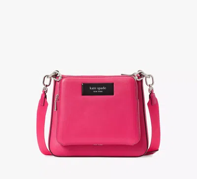 Kate Spade Label 3-in-1 Crossbody In Rosehip