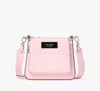 Kate Spade Label Crossbody In Pastry Pink