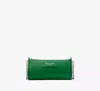 Kate Spade Label Pochette In Watercress