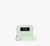 Kate Spade Label Small Compact Webbed Wristlet