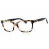 Kate Spade Ladies Black Rectangular Eyeglass Frames Camberly In Multi