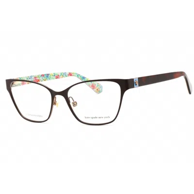 Kate Spade Ladies Brown Cat Eye Eyeglass Frames Ivie In Multi
