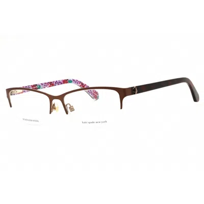 Kate Spade Ladies Brown Rectangular Eyeglass Frames Marnie
