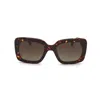 Kate Spade New York Bellamys 52mm Gradient Rectangular Sunglasses In Brown