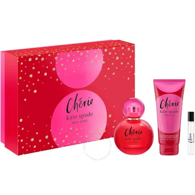 Kate Spade Ladies Cherie Gift Set Fragrances 3386460141116 In White