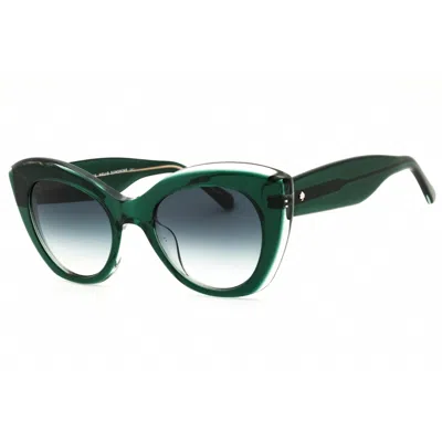 Kate Spade Ladies Green Cat Eye Sunglasses Ksdominicas