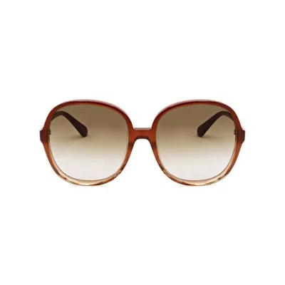 Kate Spade Ladies Multi-color Round Sunglasses Adriyanna/s In Burgundy