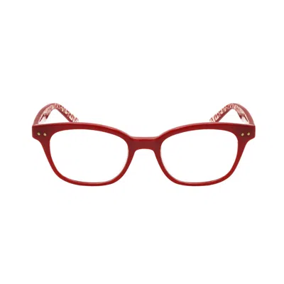 Kate Spade Ladies Red Rectangular Reading Glasses Rebecca2 +1.50-1