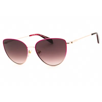 Kate Spade Ladies Rose Gold Tone Cat Eye Sunglasses Haileygs In ["pink","gold Tone","rose Gold Tone"]
