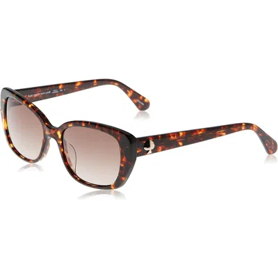 Kate Spade Ladies' Sunglasses  Kenzie_g_s Gbby2 In Brown