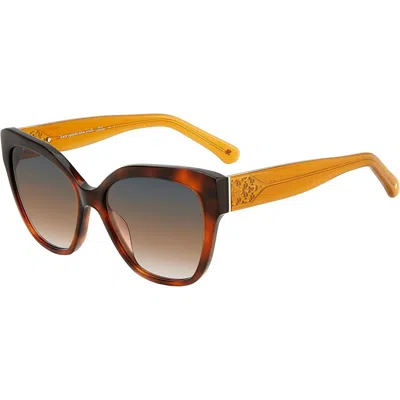 Kate Spade Ladies' Sunglasses  Savanna_g_s Gbby2 In Gold