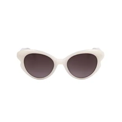 Kate Spade Ladies White Cat Eye Sunglasses Elina/g/s