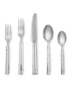 Kate Spade Larabee Dot 5-piece Flatware Set In Silver