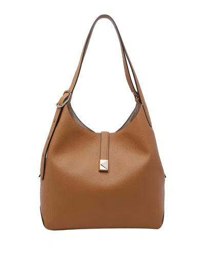 Kate Spade Large Deco Shoulder Bag In Brown