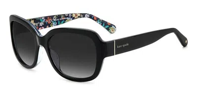 Kate Spade Layne/s 807/9o Women's Sunglasses Black Size 55