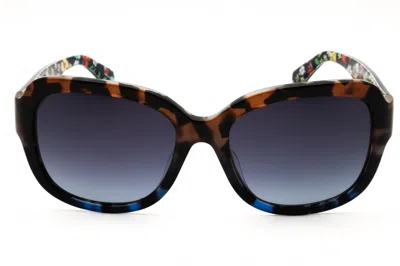 Kate Spade Layne/s Eyeglasses In Hvbeiblue/dark Grey Sf