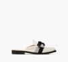 Kate Spade Leandra Mules In Cream/ Black