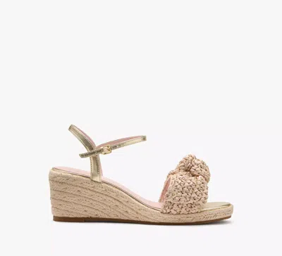 Kate Spade Leandra Raffia Wedge Sandals