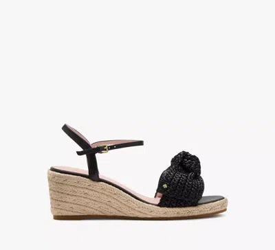 Kate Spade Leandra Raffia Wedge Sandals