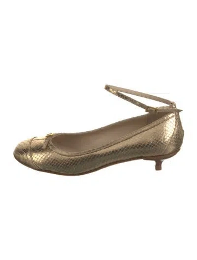 Pre-owned Kate Spade Leather Animal Print Pumps