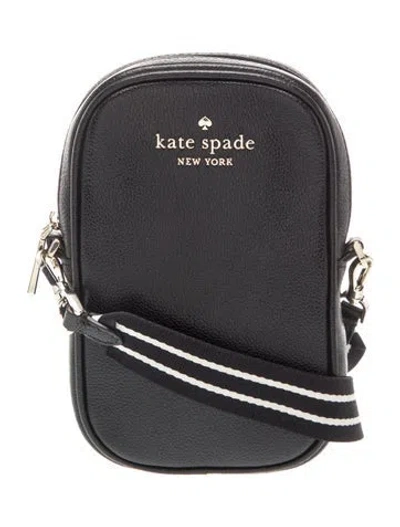 Pre-owned Kate Spade Leather Backpack In Black