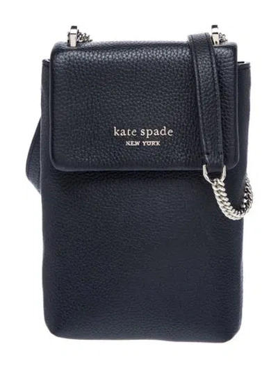 Pre-owned Kate Spade Leather Backpack In Black