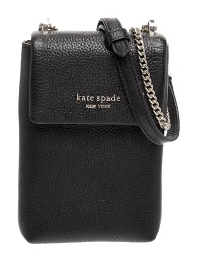 Pre-owned Kate Spade Leather Backpack In Black
