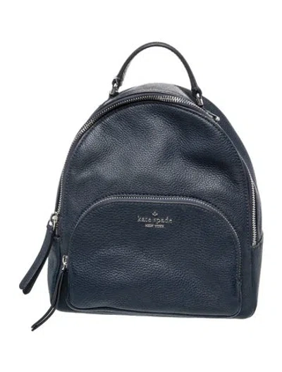 Pre-owned Kate Spade Leather Backpack In Blue