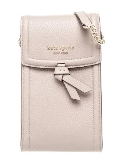 Pre-owned Kate Spade Leather Backpack In Neutral