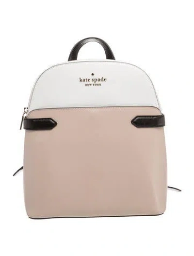 Pre-owned Kate Spade Leather Backpack In Neutrals
