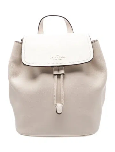 Pre-owned Kate Spade Leather Backpack In Neutrals