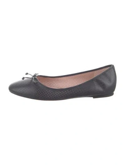 Pre-owned Kate Spade Leather Ballet Flats In Blue