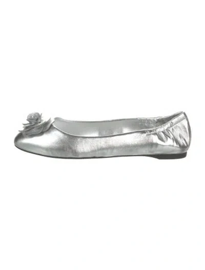 Pre-owned Kate Spade Leather Ballet Flats W/ Tags