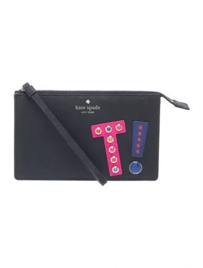 Pre-owned Kate Spade Leather Belt Bag In Black
