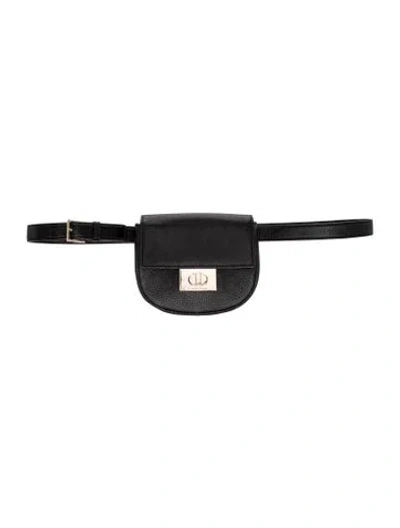 Pre-owned Kate Spade Leather Belt Bag In Black