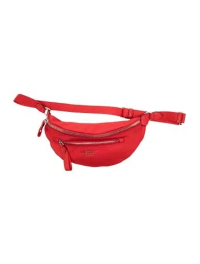 Pre-owned Kate Spade Leather Belt Bag In Red
