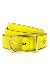 Kate Spade Leather Belt In Wasabi