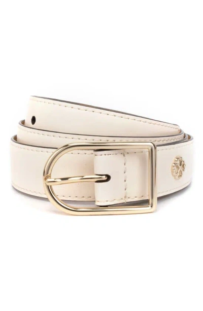 Kate Spade Leather Belt In White