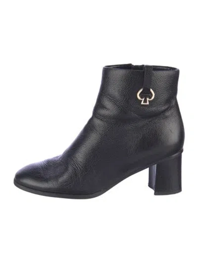Pre-owned Kate Spade Leather Boots In Blue