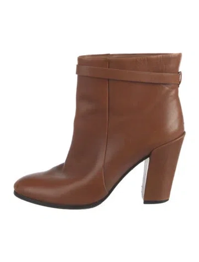 Pre-owned Kate Spade Leather Boots In Neutral