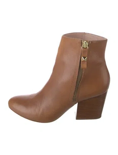 Pre-owned Kate Spade Leather Boots In Neutrals
