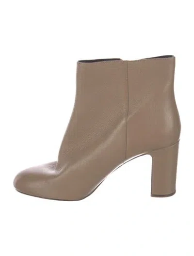 Pre-owned Kate Spade Leather Boots In Neutrals