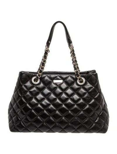 Pre-owned Kate Spade Leather Bucket Bag In Black