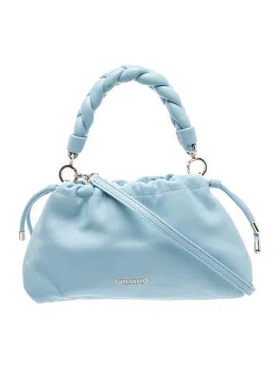 Pre-owned Kate Spade Leather Bucket Bag In Blue