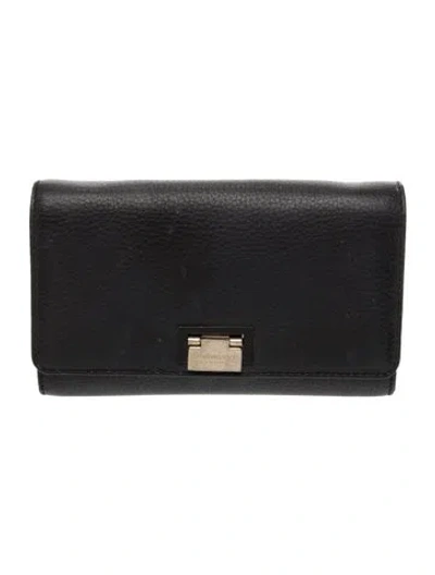 Pre-owned Kate Spade Leather Clutch In Black
