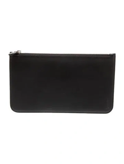 Pre-owned Kate Spade Leather Clutch In Black