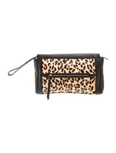 Pre-owned Kate Spade Leather Clutch In Black