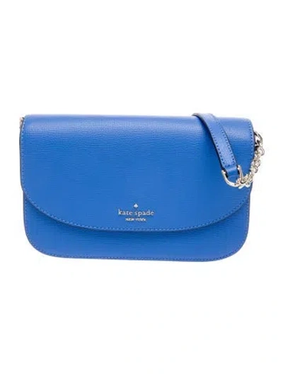 Pre-owned Kate Spade Leather Clutch In Blue